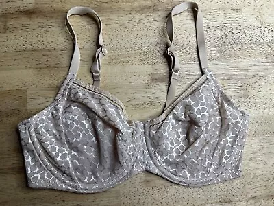 Wacoal 36D Beige Alluring Full Figure Bra 855107 Underwire • $25