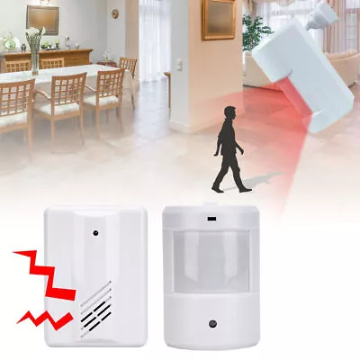 £18.94 • Buy Restaurant Shop Door Bell Alarm Door Entry Wireless Pir Motion Sensor Door Chime