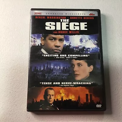 The Siege Denzel Washington DVD MULTIPLES SHIP/FREE! • $1.99