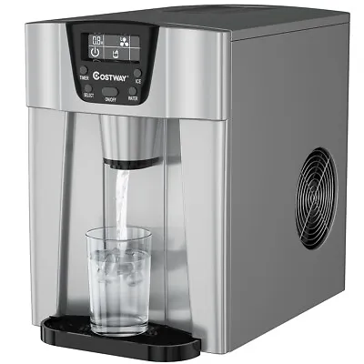 2 In 1 Ice Maker Water Dispenser Countertop 36Lbs/24H LCD Display Portable New • $179.99