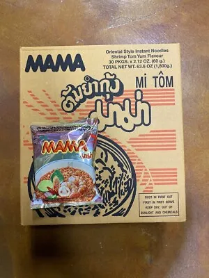 【30packs/case】MAMA Instant Noodle Shrimp (Tom Yum) Flavor 2.12oz*30. • $28.56