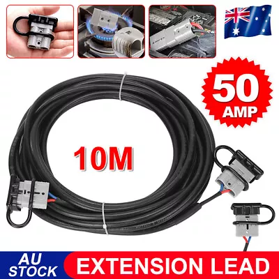 $29.45 • Buy 50 Amp 10m For Anderson Style Plug Extension Lead 6mm Twin Core Auto Cable Wire
