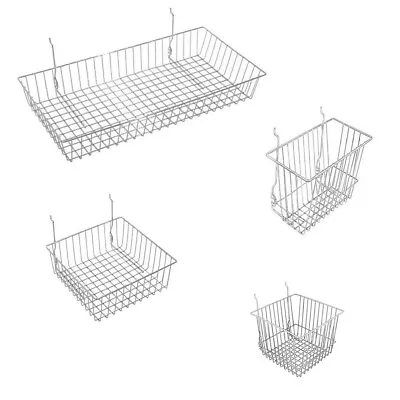 Heavy Duty Grid Mesh Retail Shop Display Basket • £9