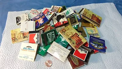 Vintage Matchbook Lot Of 45 Match Books And Boxes Mostly Unstruck-Advertising • $14.95