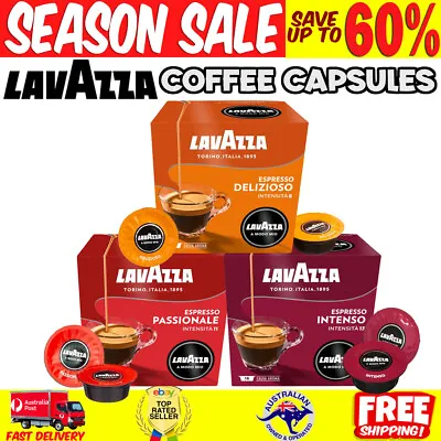 Lavazza A Modo Mio Coffee Capsules Espresso Coffee Machine Pods 96 Capsules Bulk • $75.59