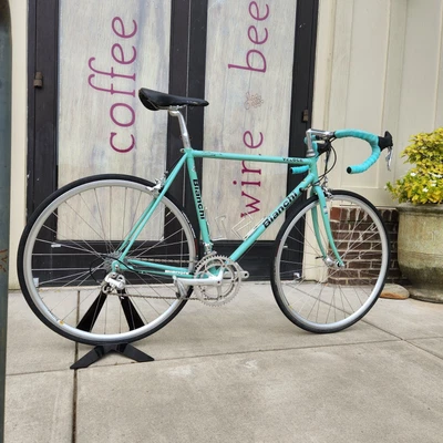 $700 • Buy VINTAGE Bianchi Veloce Celeste Road Bike 55 ETT 53 Seat Tube 2000s Campagnolo