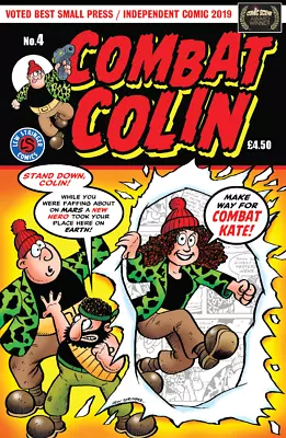 COMBAT COLIN No.4 NEW UNREAD CONDITION. SIGNED By Lew Stringer • £7.50