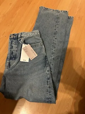 MANGO Womens High-waisted Jeans Size 8 • £10