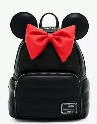 Loungefly Disney Minnie Mouse Puffer Ears Mini Backpack • $89.99