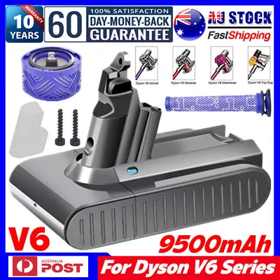 9500mAh Battery For Dyson V6 SV03 SV04 SV06 SV09 DC58 DC61 Animal / Accessories • $10.99