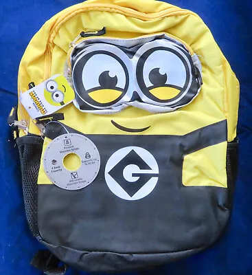 Despicable Me - Minions The Rise Of Gru - Black/Yellow School Backpack - All NEW • $8.97