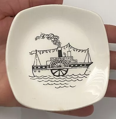 £23.29 • Buy Vintage Midwinter Paddle Steamer 1847 England Staffordshire Terence Conran Dish