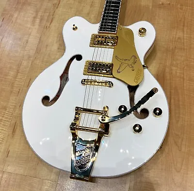 Gretsch G6636T Players Edition White Falcon Double Cut Cent Electric Guitar • $3599.99