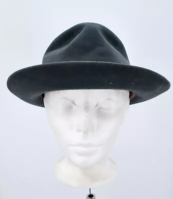 Men's VTG 1930s Penneys Marathon Dark Blue Hat Sz 6 7/8 30s JCPenney Fedora • $124.99