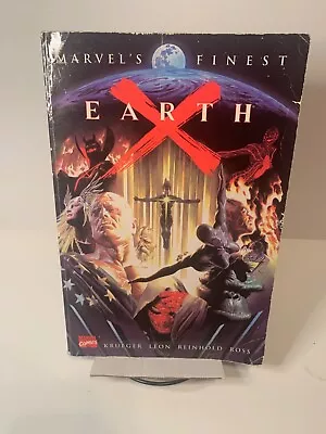 Marvel's Finest Ser.: Earth X By Alex Ross And Jim Krueger (2001 Trade Paperbac • $4