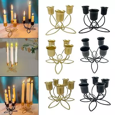 Candle Holder Wedding Candle Holder Home Decor Flower Crafts Candelabra • £8.60