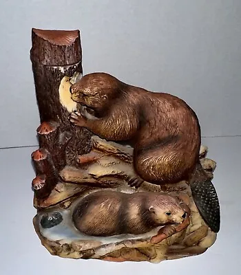 Cyrus Noble Original Beaver And Kit Empty Whiskey Decanter 1977 Haas Brothers • $49.99