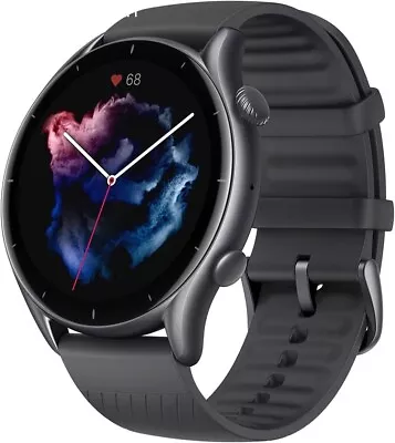 Xiaomi Amazfit GTR 3 Smart Watch Black Alexa Built-in 1.39” AMOLED 5ATM Fitness • $286
