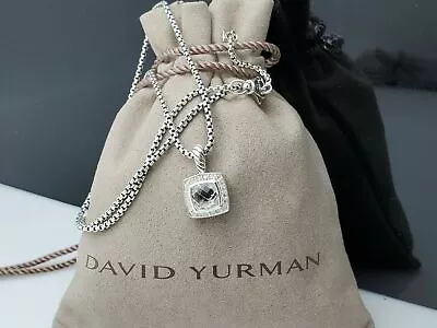 David Yurman Petite Albion Pendant Necklace With White Topaz And Diamonds 17  • $329