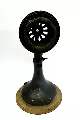 Antique Old Black Oscillating Fan Base Body Part Cast Iron Metal • $76