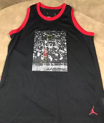 Michael Jordan Jersey Shirt Chicago Bulls  Last Shot  1998 Men's XL • $44.95