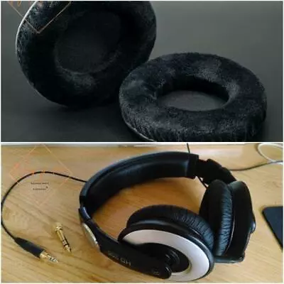 Thick Velour Velvet Ear Pads Cushion For Sennheiser HD 205 Headphone • $8.48