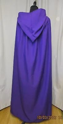 Purple Hooded Cape/cloak - Halloween- Pagan - Witch • £16.99