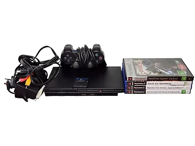 $149.99 • Buy Sony PS2 PlayStation 2 Slim SCPH-77002 Includes 4 Games, Controller, Memory Card