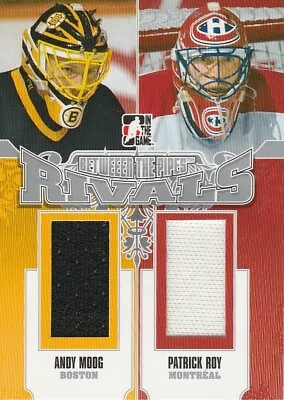 2012-13 Between The Pipes Rivals Silver #R07 Andy Moog/Patrick Roy/70 • $21.26