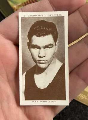 1938 Churchman's Boxing Personalities Tobacco Max Schmeling 🥊 HOF • $19.99