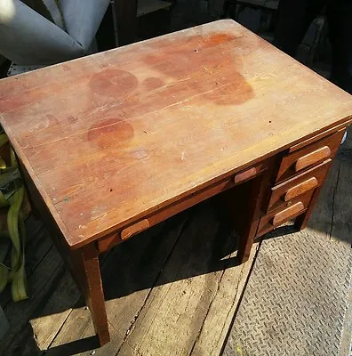 024 Cute Small Vintage 4 Drawer Desk Office Student Computer • $145