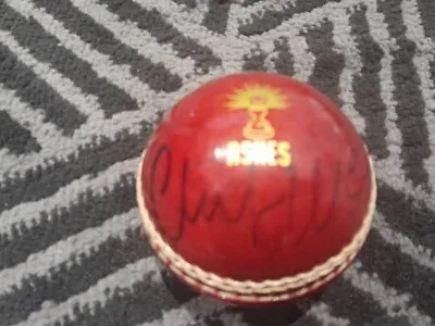 $45 • Buy Clinton/Clint McKay Signed Cricket Ball Australia Signed Cricket