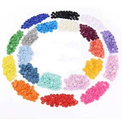 300 Pcs Snap Buttons Tools Resin Colorful Professional Snap Pliers Toys Crafting • £19.45