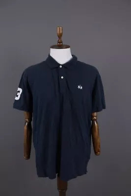 La Martina Buenos Aires Blue #3 Short Sleeve Polo Shirt Size 4XL • $49.99