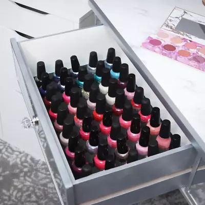 Nail Polish Drawer Washable Insert Tray Organizer For Polish 45 Bottles • $28.81