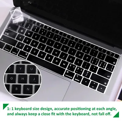 £3.99 • Buy TPU UK/EU Keyboard Cover Protector For 16  MacBook Pro / 13  MacBook Air / Pro