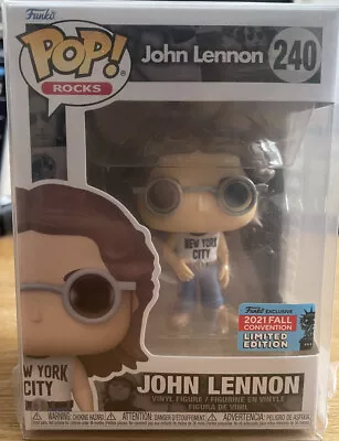 The Beatles - John Lennon NYC Shirt Pop Vinyl #240 - 2021 Festival Of Fun Funko • $40