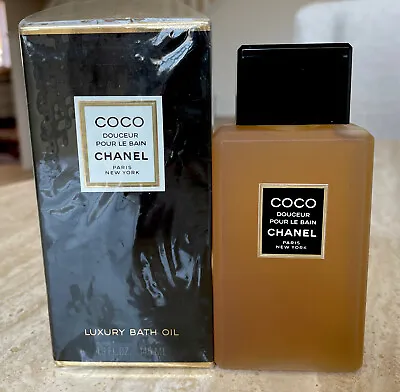 CHANEL COCO Douceur Pour Le Bain Luxury Bath  Oil. 4.9 FL. OZ. 145 ML. SEALED! • £481.14