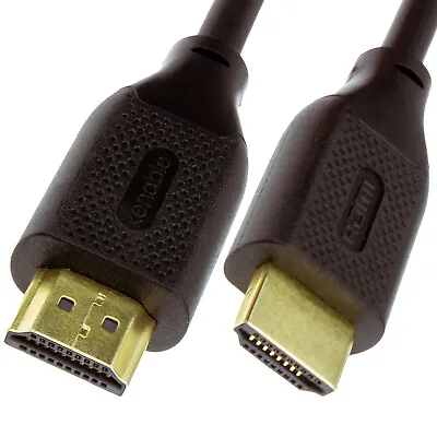 3m HDMI Cable 2.0 High Speed Lead For LED/OLED/QLED TV 4K HDR Ethernet GOLD • £4.17