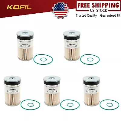 (QTY 5)  For FleetGuard Fuel Filter With Water Separator FS19765 25micron • $64.32