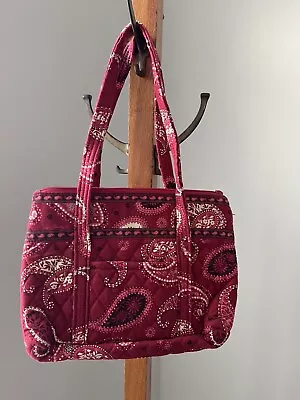 Vera Bradley Retired Mesa Red Tote Purse Betsy From Fall 2006 • $24