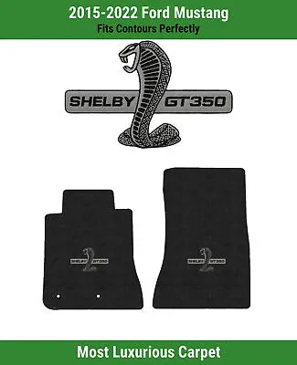 Lloyd Luxe Front Carpet Mats For '15-22 Ford Mustang W/Shelby Snake GT350 Logo • $226.99