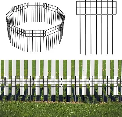 25 Pack Animal Barrier Fence 17 In(H)X27 Ft(L) No Dig Garden Decorative Fencing • $45.99
