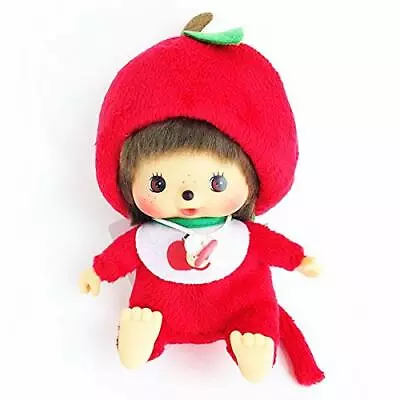 Apple Bebichhichi Monchhichi Baby Size S Plush Doll Stuffed Toy NEW Japan +Track • $44.40