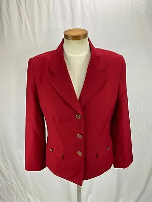 Mary Kay By Brookhurst Women's Red Blazer Jacket 8 • $31.99