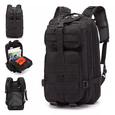 Outdoor Military Molle 30L Tactical Backpack Rucksack Camping Hiking Travel Bag • $17.99