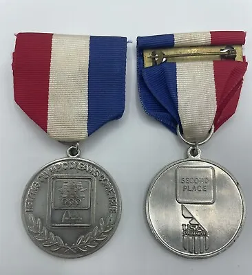 Lot Of 2 Vintage 1980’s Swimming Sport Medals/Awards (McDonald’s Sponsored) • $7.55