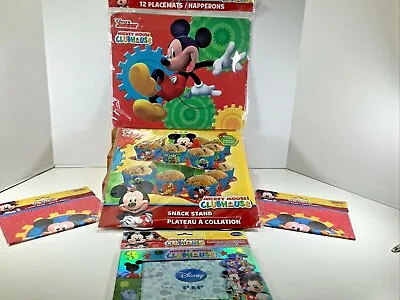 Mickey Mouse Clubhouse Birthday LOT Placemats Cupcake Tower Loot Bags Frame READ • $34.94