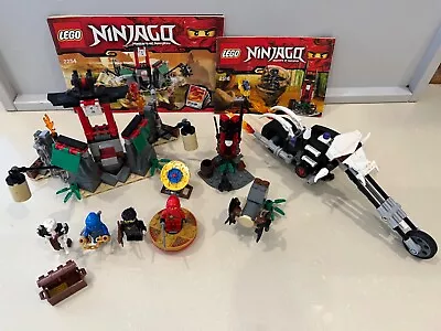 Lego Ninjago Sets 2259 Skull Motorbike 2254 Mountain Shrine 2516 Ninja Training • $44.99