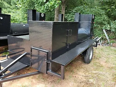 HogZilla BBQ Smoker Cooker Grill Clean Out Trailer Food Truck Catering Business  • $8999